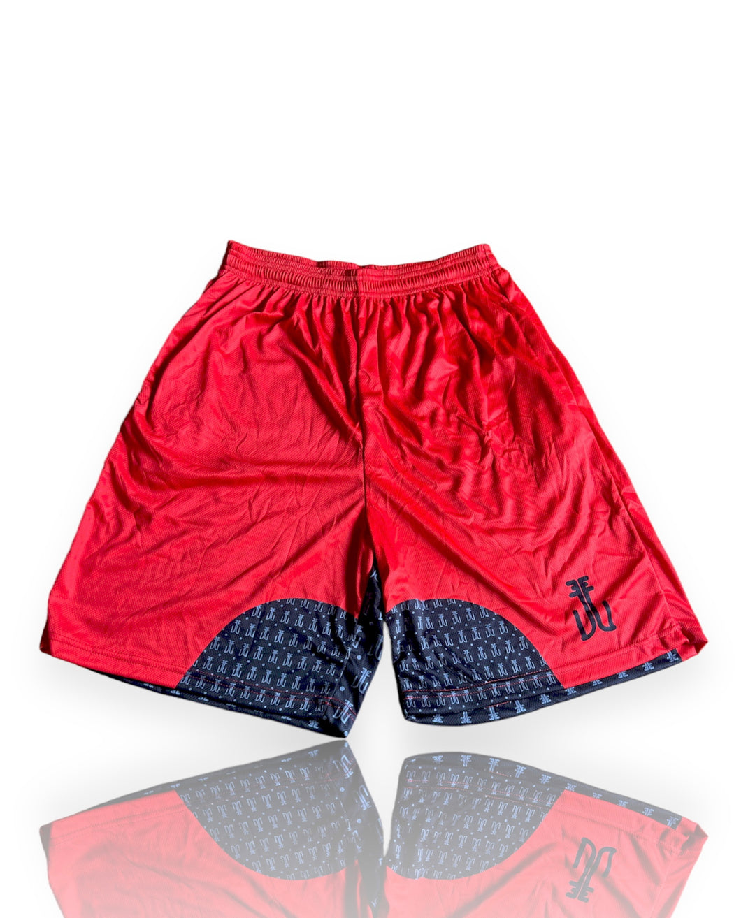 Unlocked Red Mesh Short